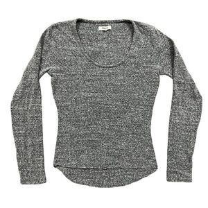 Madewell long sleeve grey tee, medium